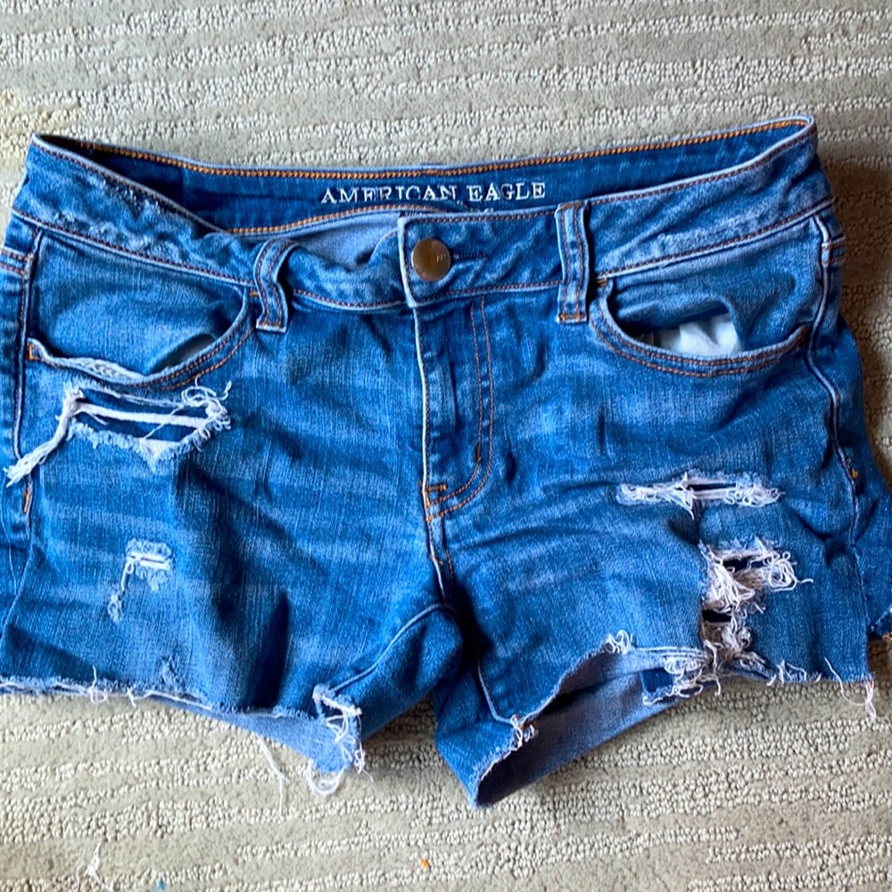 american eagle jean shorts